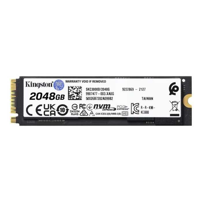 KINGSTON KC3000 2048Go M.2 PCIe