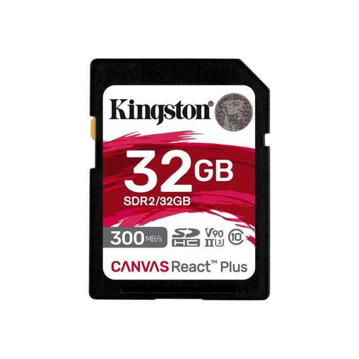 KINGSTON 32Go Canvas React Plus SDHC