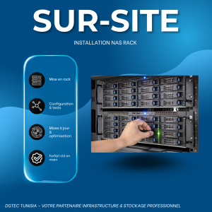 Installation NAS Rack – Sur Site (Forfait Professionnel) | Catalogue | DGTEC Tunisie