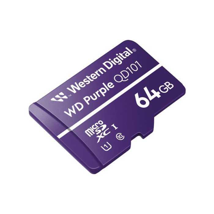 WD Purple 64Go SC QD101 microSD WD Purple 64Go SC QD101 microSD