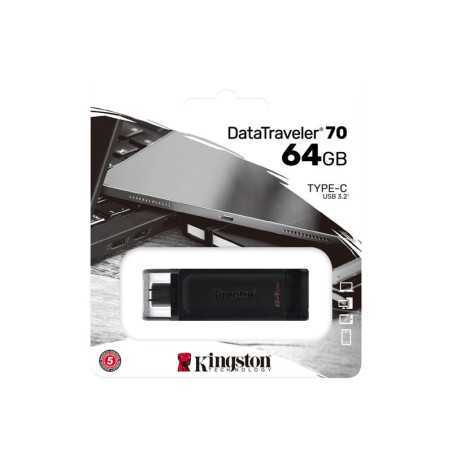 KINGSTON 64Go USB-C 3.2 Gen 1 DT 70 | Catalogue | DGTEC Tunisie