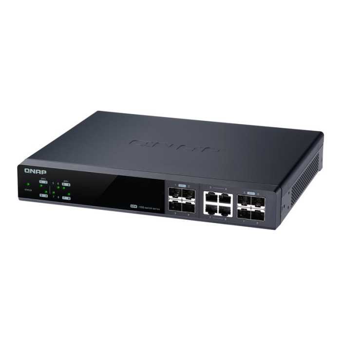 QNAP QSW-M804-4C Managed Switch 8 Port | Catalogue | DGTEC Tunisie
