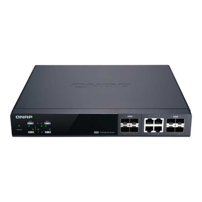 QNAP QSW-M804-4C Managed Switch 8 Port | Catalogue | DGTEC Tunisie