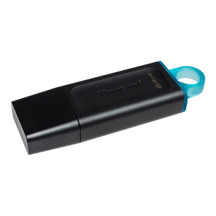 KINGSTON 64Go USB3.2 Gen1 DT Bk+Teal