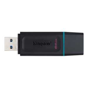 KINGSTON 64Go USB3.2 Gen1 DT Bk+Teal