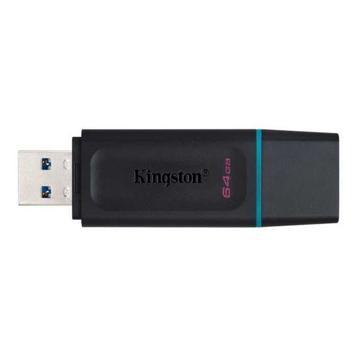 KINGSTON 64Go USB3.2 Gen1 DT Bk+Teal