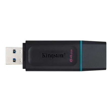 KINGSTON 64Go USB3.2 Gen1 DT Bk+Teal