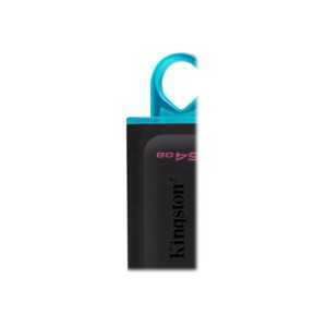 KINGSTON 64Go USB3.2 Gen1 DT Bk+Teal
