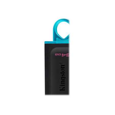 KINGSTON 64Go USB3.2 Gen1 DT Bk+Teal