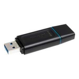 KINGSTON 64Go USB3.2 Gen1 DT Bk+Teal